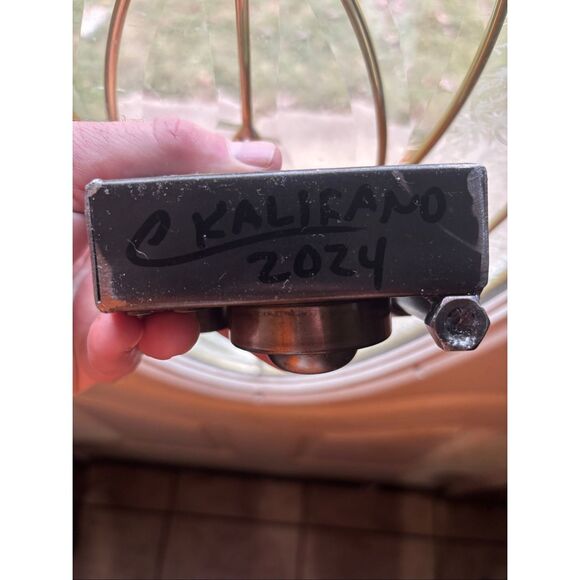 Kalifano camera recycled metal art unique bolts industrial photography statue - Picture 2 of 5